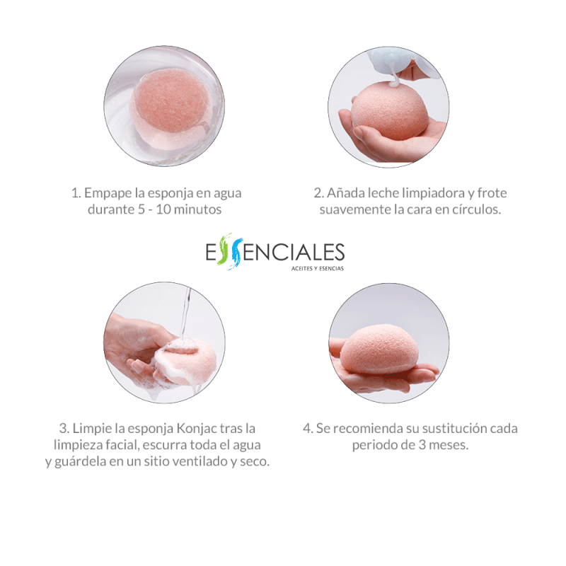 Esponja limpiadora facial