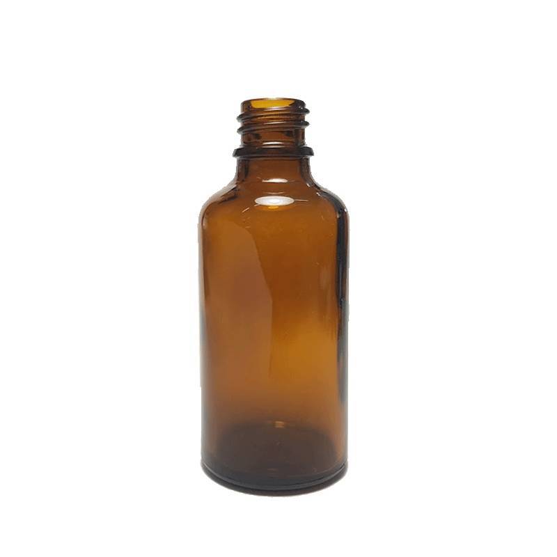 50ml Bottle - Glass - Amber Color