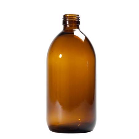 Botella 500 ml vidrio ámbar