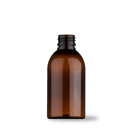 Botella 200 ml - plástico ámbar