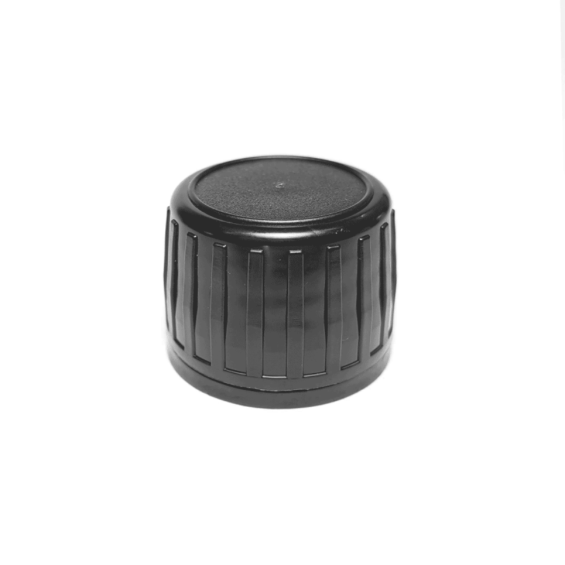 Cap with Liner - Black - Din28 - Tamper ring