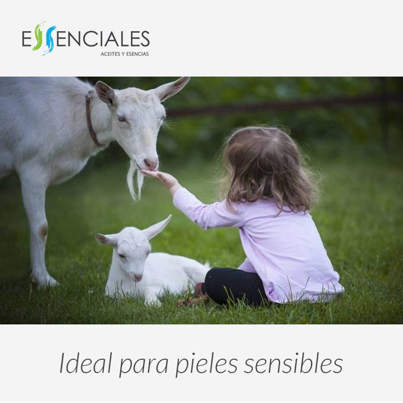 Jabón natural de leche de cabra