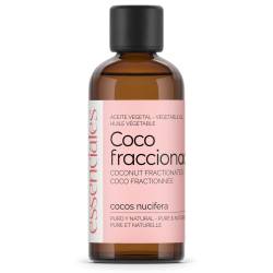 Liquid coconut oil (fractionated), pure & natural, 100 ml.