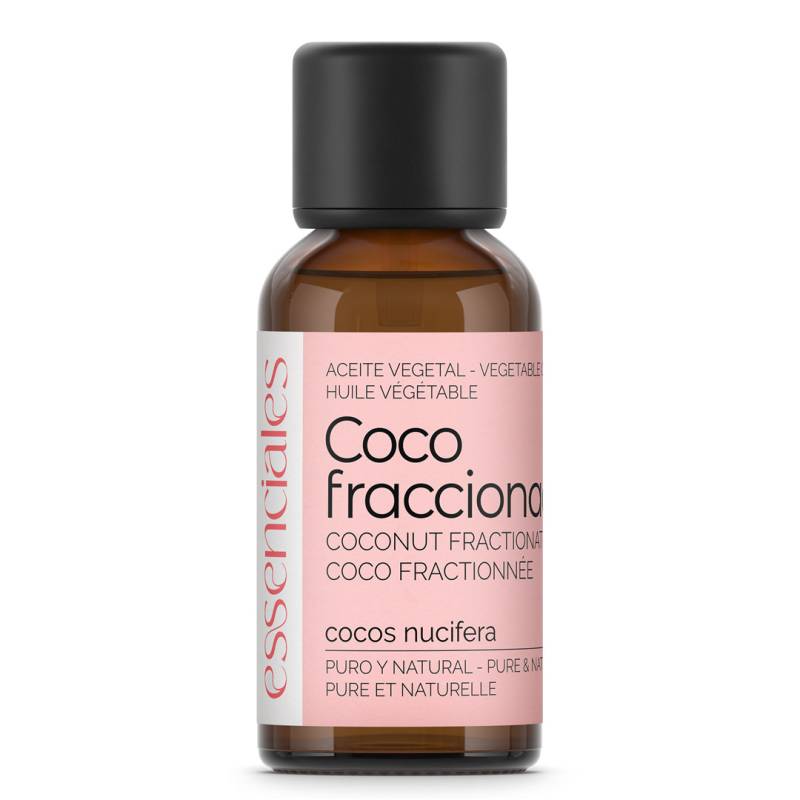 Liquid coconut oil (fractionated), pure & natural, 30 ml.