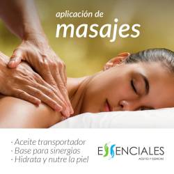 Fractionated coconut oil for massage.