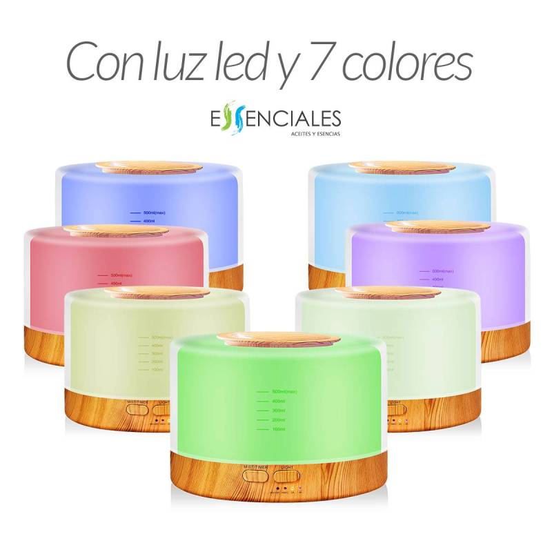 Diffuseur d'huiles essentielles avec lumière et audio Bluetooth - ESSENSEI