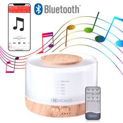 Difusor de óleos essenciais com luz e áudio Bluetooth - ESSENSEI