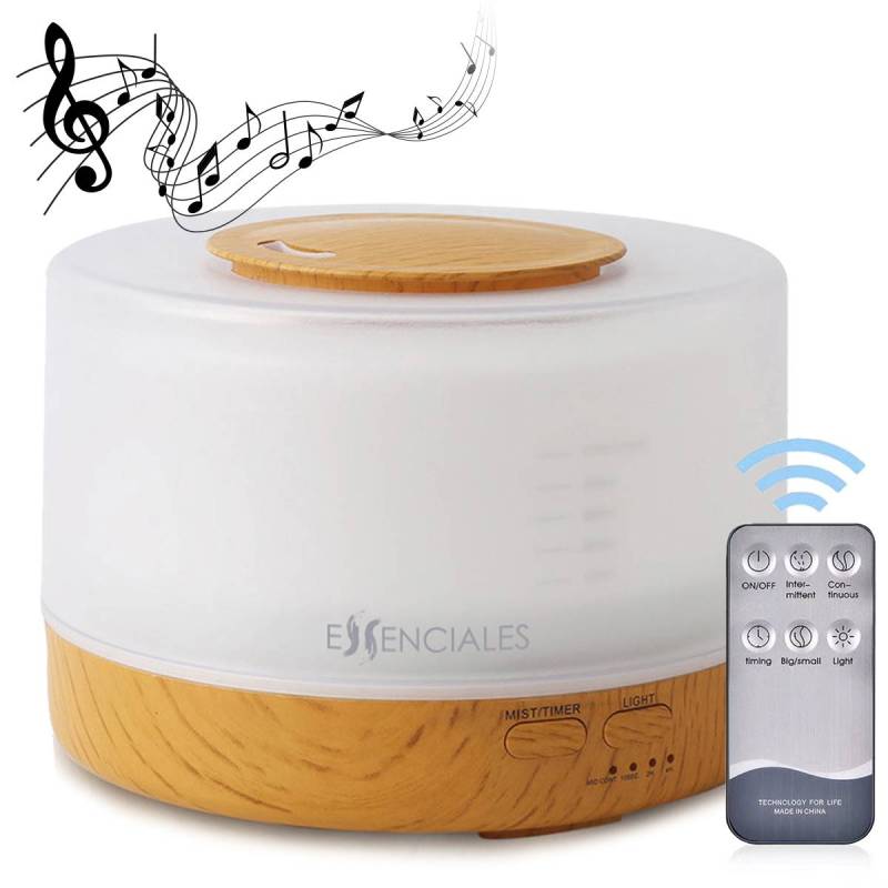 Difusor aceites esenciales con luz y audio Bluetooth - EssenSei