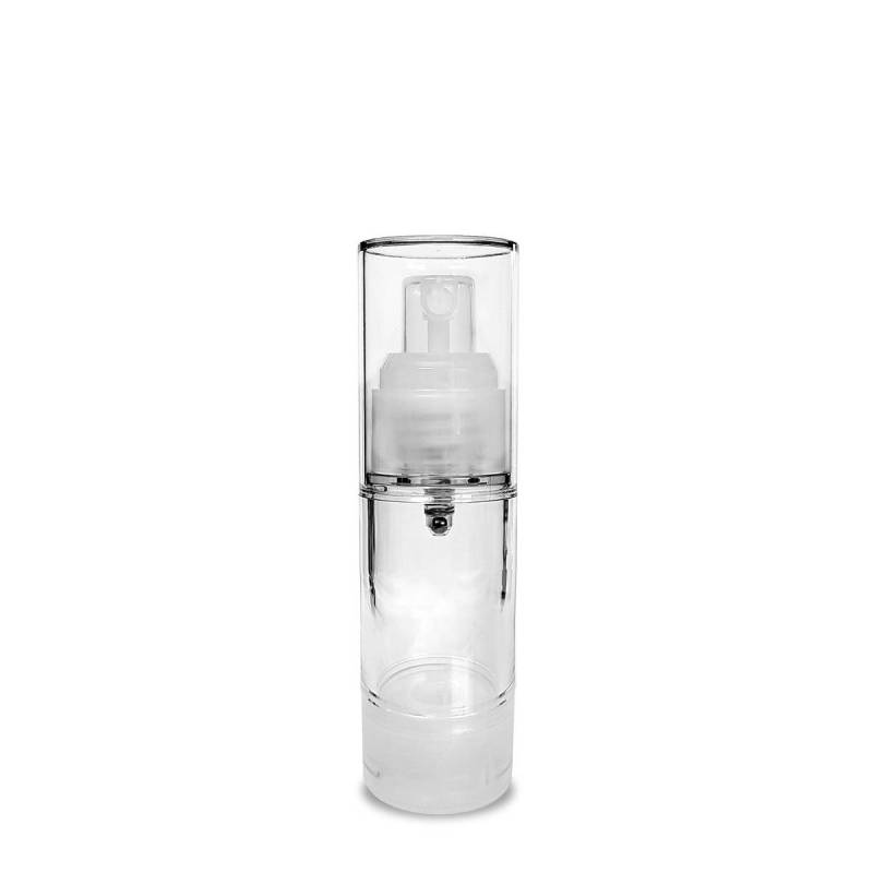 Bouteille Airless tête Spray Pulvérisateur Transparent 30 ml
