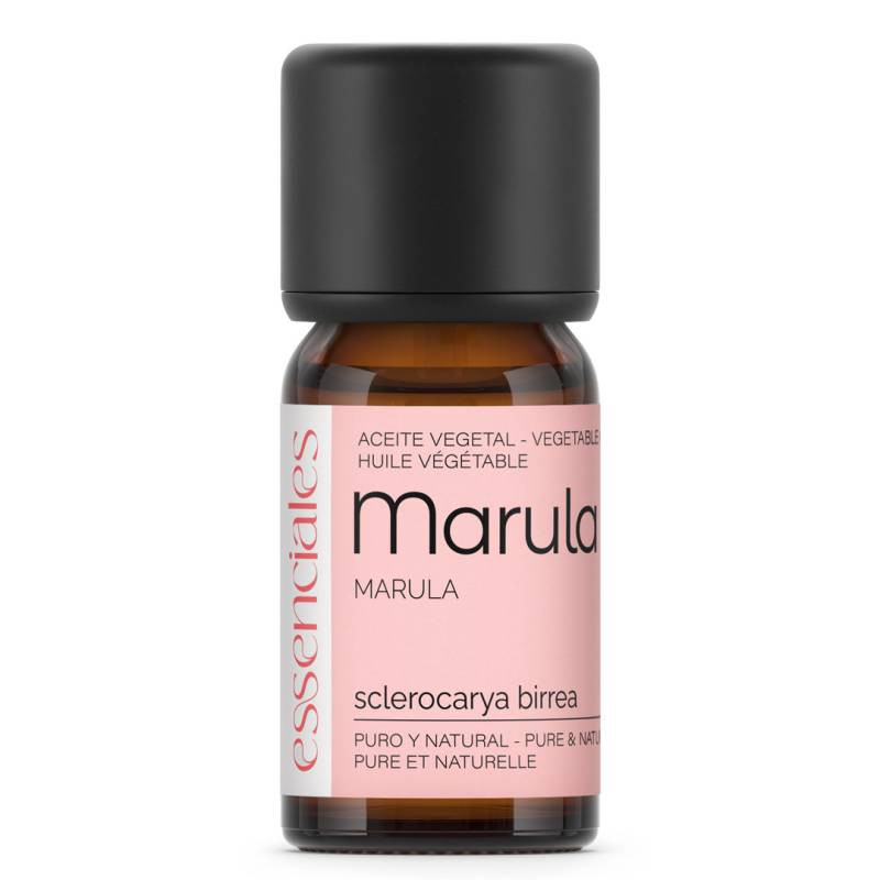 Marula Oil, virgin cold pressed 100% natural, 10 ml. Includes glass pipette dropper.