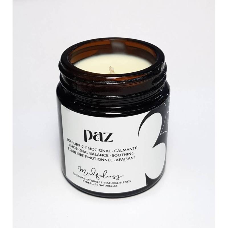 Candela aromaterapia con oli essenziali Pace