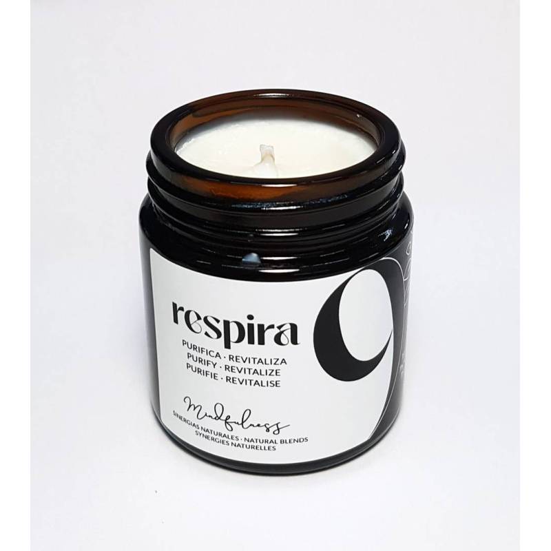 Vela aromaterapia Respira