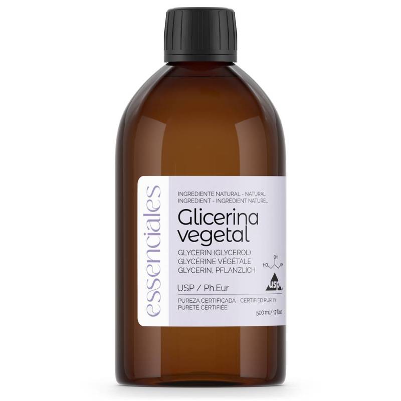Glicerina vegetal VG de calidad superior. Certificación USP Ph/Eur, 500 ml