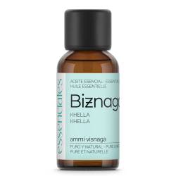 Aceite esencial de Biznaga, 100% puro y natural, 30 ml.
