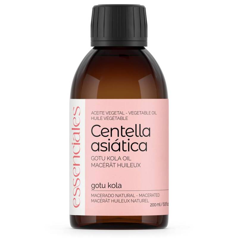 Óleo de Centella Asiática (Gotu Kola), macerado 100% natural, 200 ml