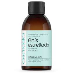 Aceite esencial de Anís estrellado o badiana, 100% puro y natural, 200 ml.