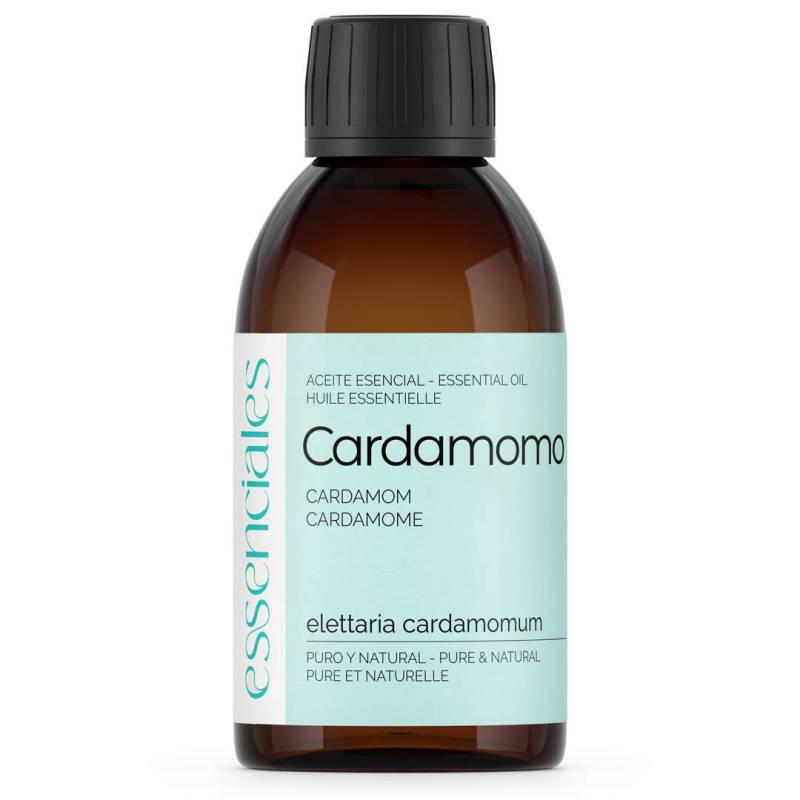 Cardamom Essential Oil, 100% pure & natural, includes glass pipette dropper, 200 ml.