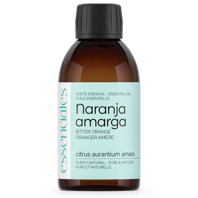 Aceite esencial de Naranja amarga, 100% puro y natural, 200 ml.