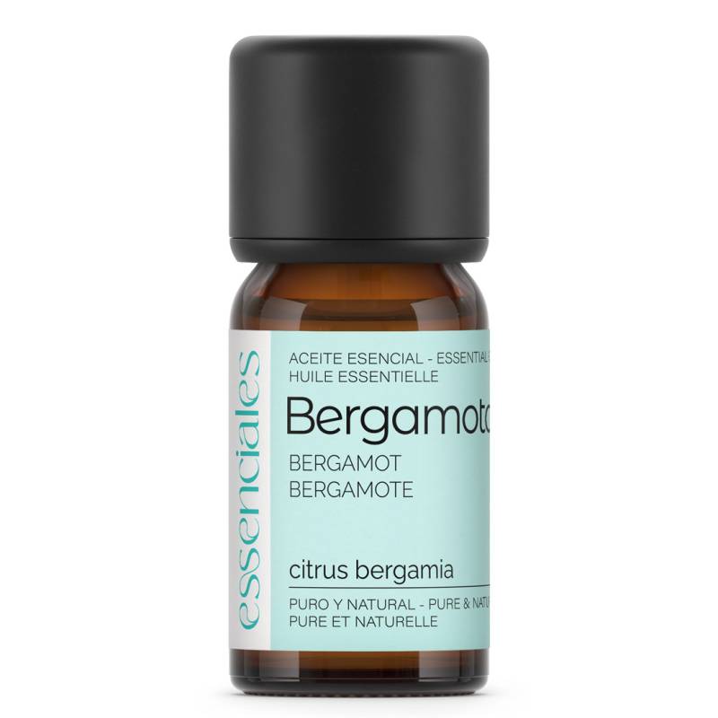Bergamot Essential Oil, 100% pure & natural, 10 ml. Includes pipette dropper.