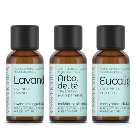 Pack hogar, 3 aceites esenciales de 30 ml