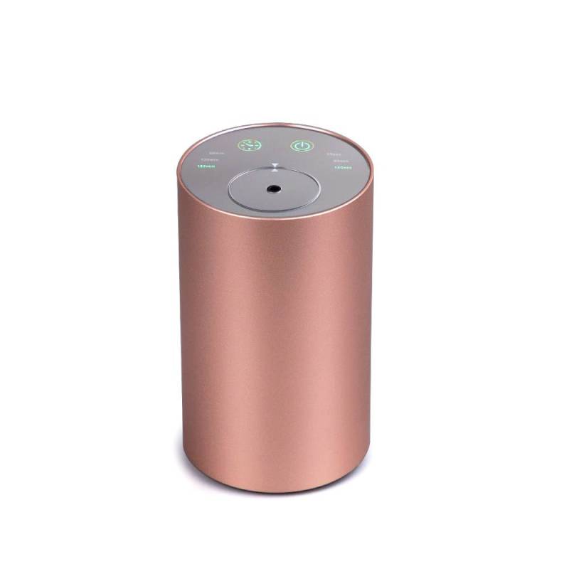 Difusor sin agua con batería. Color Rosa satinado.