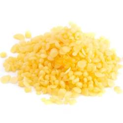Cera de abelha natural em pérolas, granulado, pellets, 250 g
