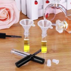 Eyelash brush refillable tube set pack