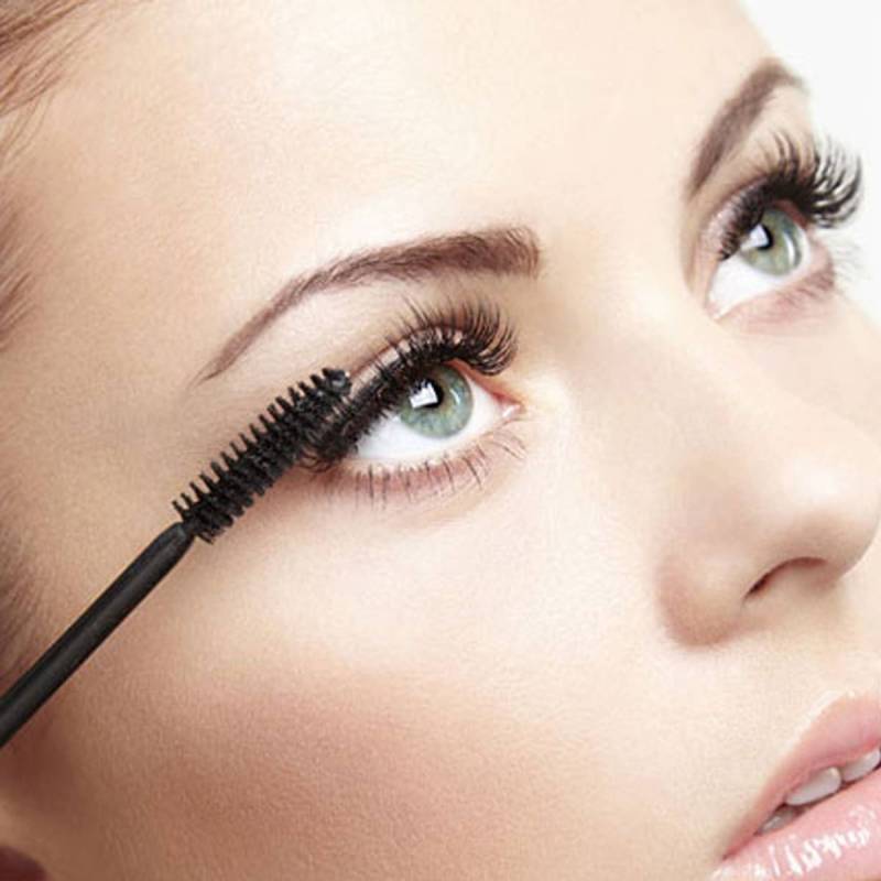 Eyelash brush refillable tube set pack (frosted bottle)