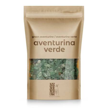 Chips de Aventurina Verde, piedras naturales. 80 g