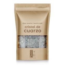 Gravilla pulida de cristal de cuarzo, 80g. Ideal aromaterapia, roll-on, sanación, etc.