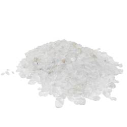 Gravilla pulida de cristal de cuarzo, 80g. Ideal aromaterapia, roll-on, sanación, etc.