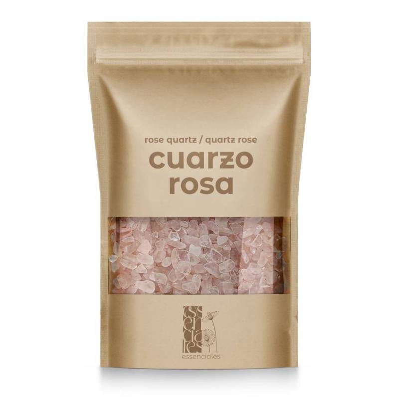 Gravilla pulida de cuarzo rosa, 80g. Ideal aromaterapia, roll-on, sanación, etc.