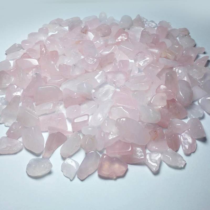 Quartzo rosa - cascalho