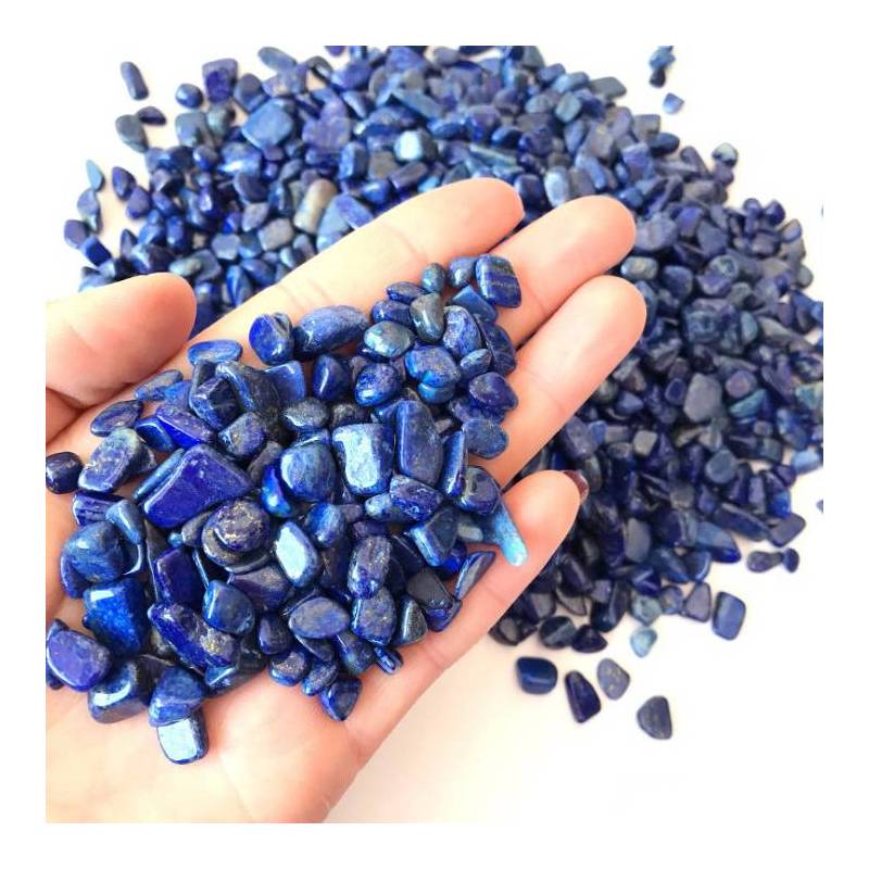 Chips de Lapislázuli, piedras naturales. 80g