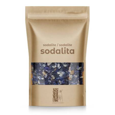 Gravilla pulida de Sodalita, 80g. Ideal aromaterapia, roll-on, sanación, etc.