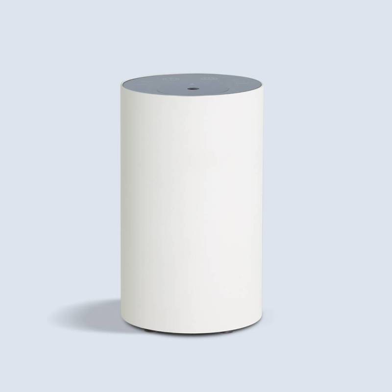 Difusor sin agua con batería. Color blanco satinado.