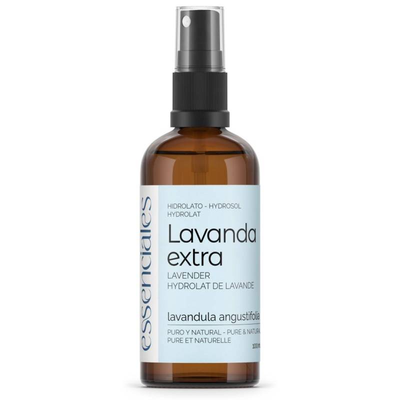Agua de Lavanda 100% pura y natural. Hidrolato genuino de Lavanda, 100 ml.