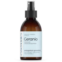 Agua de Geranio, hidrolato 100% puro y natural, 200 ml, con pulverizador.