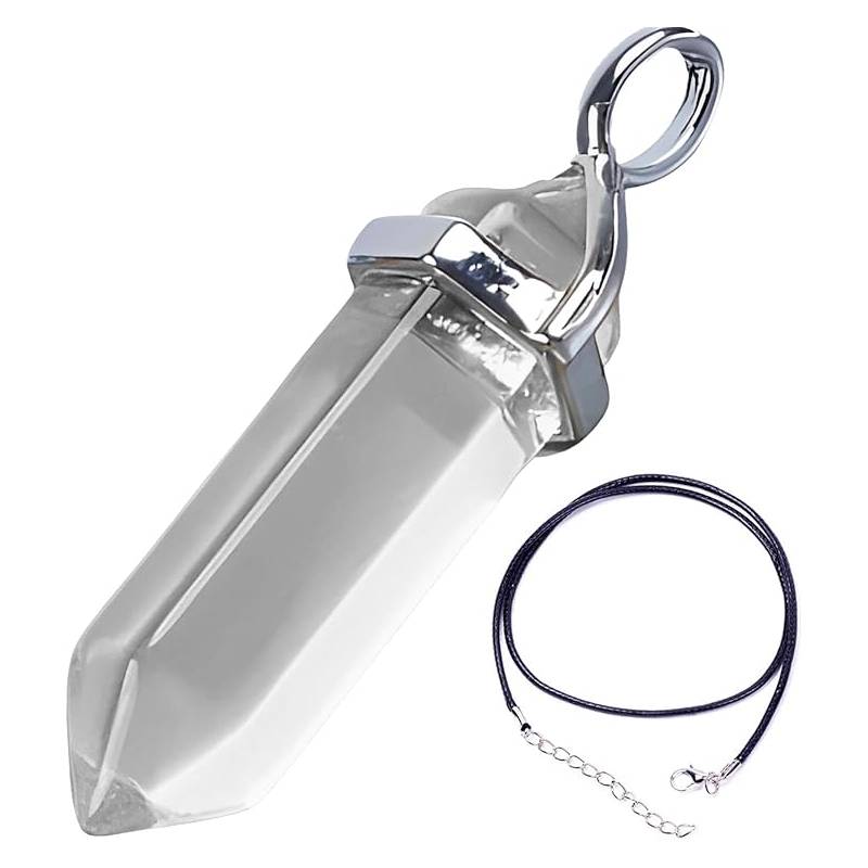 Pendentif Quartz Blanc