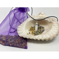 Weißer Quarz Anhänger