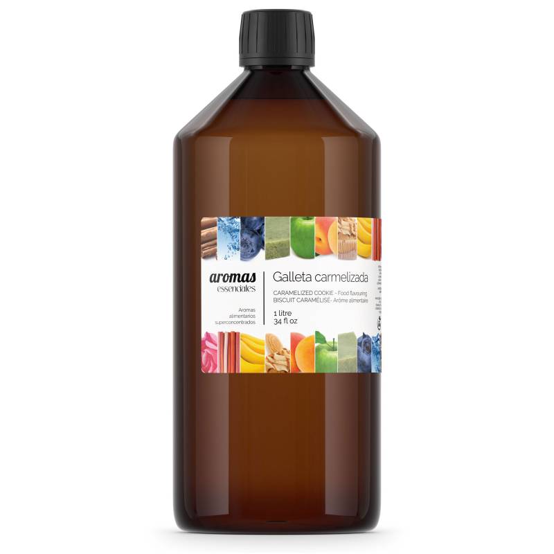 Aroma de galleta caramelizada para café, tipo speculoos, 1 litro