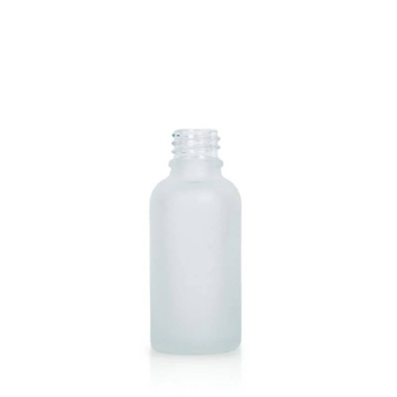 Bouteille 30 ml en verre dépoli - Qualité Certifiée