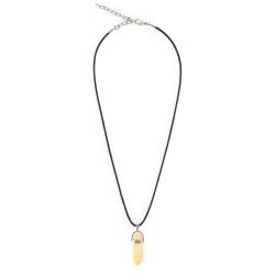 Citrine stone pendant, healing stone for natural abundance.