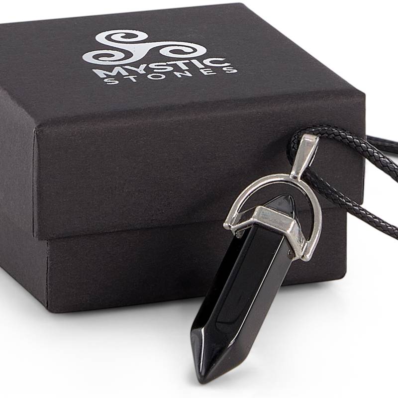 Pendentif Obsidienne noire