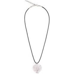 Pendentif Cœur Quartz Blanc - Pierres naturelles