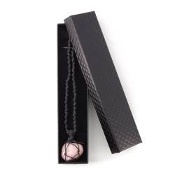 Colar Artesanal de Autor - Quartzo Rosa