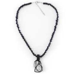 Colar Artesanal de Autor - Cristal Quartzo