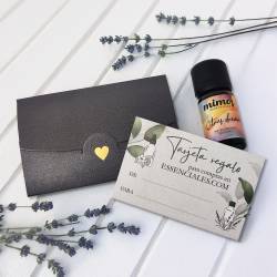 Gift Card for purchases at Essenciales.com. Your essential oils, natural ingredients and natural cosmetics store.
