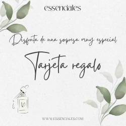 Gift Card for purchases at Essenciales.com. Your essential oils and natural cosmetics store.