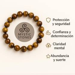 Pulseira de contas Olho de Tigre